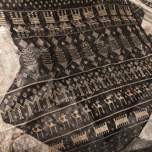 Black and Silver Vintage Egyptian Assuit